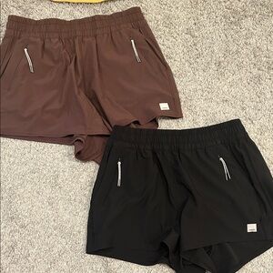 Vuori Bundle. Dash shorts size small brown and black